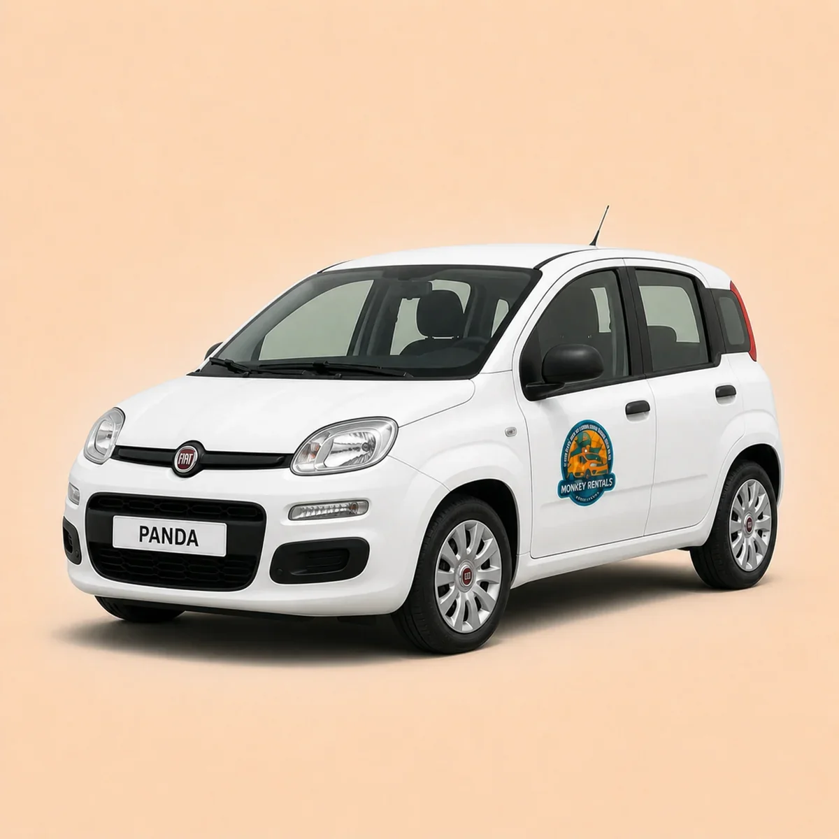 Fiat Panda en alquiler sin fianza en Sabadell · Monkey Rentals
